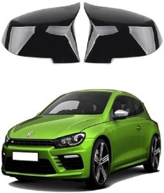 Resim Volkswagen Scirocco Araca Özel Batman Yarasa Ayna Kapağı Pianobla 
