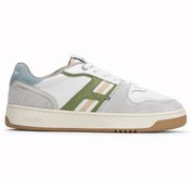 Resim HOFF Beyaz - Gri - Yeşil Erkek Deri Süet Sneaker CAIROLI 