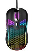 Resim Rgb Led Işıklı Oyuncu Mouse Gaming 800-2400 Dpi 0 Oyun Mouse Mat Siyah 