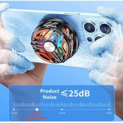 Resim Sphone Mıknatıslı Telefon Tablet Soğutucu Rgb Işıklı Hızlı Sessiz Fan Radyatör game Oyun Hızlandıran Magnet 