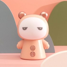 Resim Bla Group Sevimli Kawai Şarjlı Kablosuz Çocuk Masa Lambası Rgb Sarı 