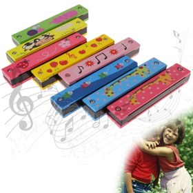 Resim Hediyelik Çocuklar İçin Ahşap Mızıka - YOK / STANDART 