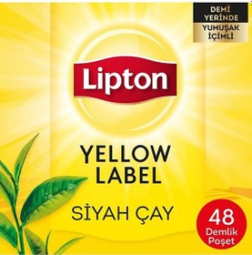 Resim Lipton Yellow Label 48'li Demlik Poşet Çay X 3 Adet 