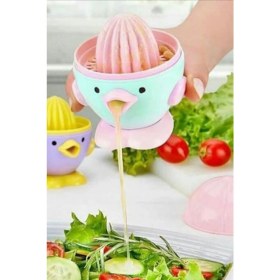 Resim Pileli Store Şirin Limon Portakal Sıkacağı Karışık Renkli 