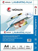 Resim Mühlen A4-125 A4 Boyutlu 125 Mikron 100 Adet Laminasyon PVC Filmi 