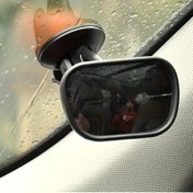 Resim Güvenlik Araba Koltuğu Küçük Boy Ayna Arka Yönlü Gençler için 360 Derece Dönebilen Kırılmaz Çocuklar Aynası Araba İçin - Araba Çocukları Aynasını kullanarak Çocuklarınızı İzleyin, Kart Boyutu 