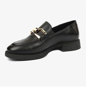 Resim Greyder 59120 Kadın Siyah Hakiki Deri Loafer Ayakkabı-714 Siyah 