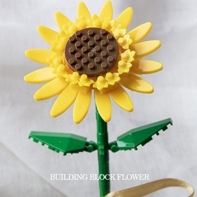 Resim 1 adet Çiçek Buketi Yapı Taşı - Ev Dekoru, Sevgililer Günü, Noel / Cadılar Bayramı / Şükran Günü / Yeni Yıl, Doğum Günü Hediyeleri için mükemmel! 