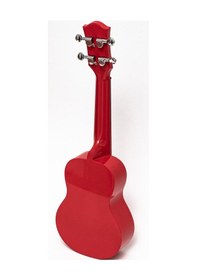 Resim Valler Uk110 Krom Burgu Kırmızı Soprano Ukulele 