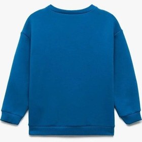Resim Koton Mavi Erkek Bebek Sweatshirt 6wmb10086tk Mavi 
