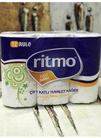Resim RİTMO 12LI TUVALET KAĞIDI 2KATLI 