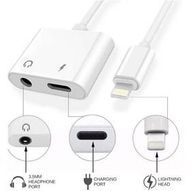 Resim Genel Markalar Iphone Uyumlu Lightning Ios Şarj Ve Aux Çevirici Kulaklık Ve Şarj 