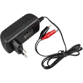 Resim WEKO Akü Şarj Cihazı 12v 1a - Krokodil Uçlu 12v Akü Şarj Aleti 