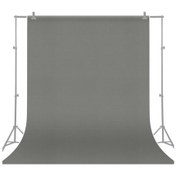 Resim Profesyonel Fotoğraf Çekimi İçin 1.5x2.1m Vinil Fon Perdesi - Gri 