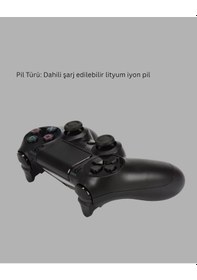Resim Mey İthalat Kablosuz Titreşimli Oyun Kolu Ps4 Uyumlu Ergonomik Tasarım Ve Uzun Pil Ömrü 