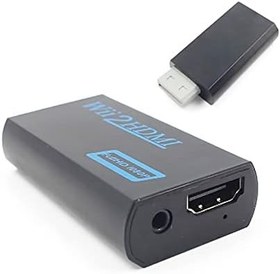 Resim Wii dönüştürücü için yeni, 1,5 M HD kablolarla HDMI adaptörü dönüştürücü, Nintendo Wii /Wiiu oyun konsolları ile uyumlu, 1080P HDTV Video ses dönüştürme adaptörü ve 59 inç HD kablo kablosu 