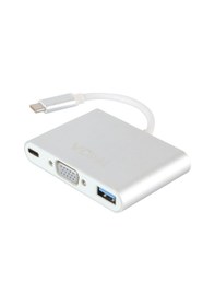 Resim Vcom Cu426M Type-C-M To Vga-F Usb 3.0-F Type-C-F Çevirici 