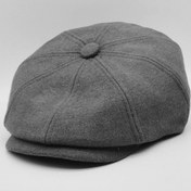 Resim Şapka Kışlık Füme Yün Spor Erkek Kasket 