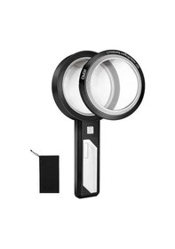 Resim Ulzyvf Yönelik Okumaya Işıklı Büyütme Büyüteç, 9x 6x 15x Ad 