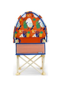 Resim Minimono Tenteli Portatif Mama Sandalyesi Turuncu 