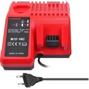 Resim Hallow E9370-eu Milwaukee 12 V 14.4v 18v C1418c 48-11-1815/1828/1840 Eu Plug Mc 