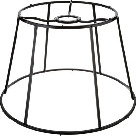 Resim Mediterian 30'luk Konik Yekpare Çerçeve Siyah, şık ve dayanıklı metal tasarım. Ledli model. 