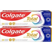 Resim Colgate Total Gelişmiş Beyazlık Diş Macunu 75 ml 2 ADET 