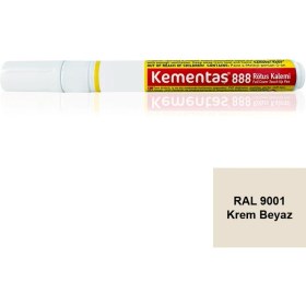 Resim Kementaş Tam Örtücü Rötuş Kalemleri Ral 9001 Krem Beyaz Tam Örtücü Rötuş Kalemi 