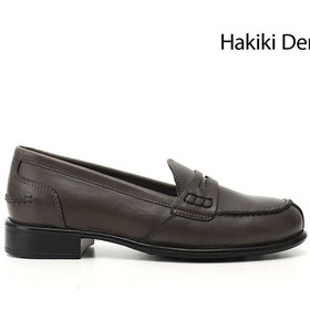 Resim Gönderi R Kadın Koyu Vizon Hakiki Deri Loafer Ayakkabı Gdza134m0415 Vizon 