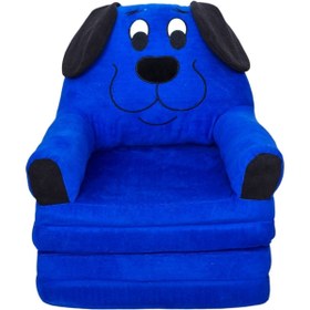 Resim Genel Markalar Minderli Katlanabilir Bebek-çocuk Koltuğu Sandalye Portatif Yatak Puf Sofa Kumaş Köpek Figürlü 