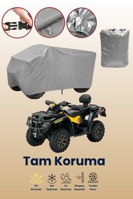 Resim dokaca Gri Can-Am Xt 800 Ar ATV Brandası, ATV Koruyucu Örtüsü 
