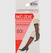 Resim Siyah Müjde Tscm0013 Mıkro Dızaltı 50 Denye Siyah Çorap 