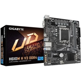 Resim Gıgabyte H610M H V3 Ddr4 Intel H610 Soket 1700 Ddr4 3200MHZ M.2 Anakart 