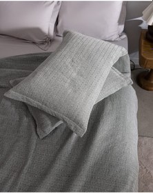 Resim Madame Coco Feolette Çift Kişilik Yatak Örtüsü - Mint Yeşili Yeşil 