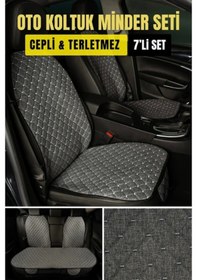 Resim Volkswagen Passat-b5-tkm96-05terletmez Kaymaz Keten Oto Minder Kılıf Komple Set 7 Parça Füme Ön Ve Arka 