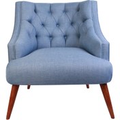 Resim Ze10 Design Lamont Tekli Koltuk Indigo Mavi 