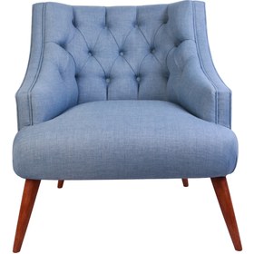 Resim Ze10 Design Lamont Tekli Koltuk Indigo Mavi 