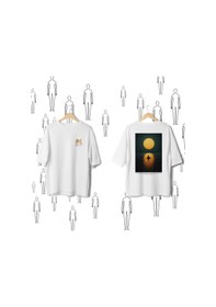 Resim Isalone Serisi No:6 T-shirt - Beyaz 