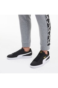 Resim Puma Smash v2 Buck Sneaker Siyah - Beyaz Ayakkabı | Unisex 
