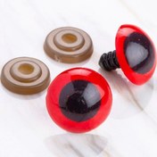 Resim Loren 20 mm Kırmızı 5 Çift Amigurumi Göz 