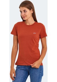Resim Slazenger KORNELI I Kadın Slim Fit Kiremit Tişört 