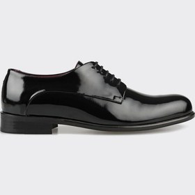 Resim Elle Shoes Siyah Deri Erkek Klasik Ayakkabı 