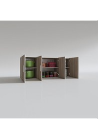 Resim Kenzlife hazır mutfak marina crd 060*150*22 mutfak banyo dolabı kapaklı raflı 