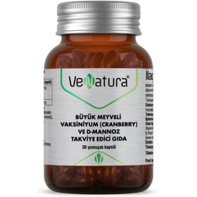 Resim VENATURA Cranberry ve D Mannoz Takviye Edici Gıda 30 Kapsül 