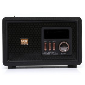 Resim NNS Bluetooth Hoparlör Subwoofer Fm Am Sw Radyo Usb Tf - Siyah 