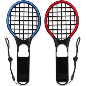 Resim Cbtx Dobe Renkli Tenis Raketi Küçük Saplı İki Renkli Spor Tenis Raketi Anahtarı Uyumlu 