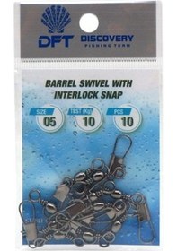Resim Dft Discovery Siyah Klipsli Fırdöndü No:5 10adet 