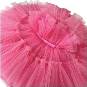Resim Petityu Tutu Fiyonklu Seker Pembe Dogumgunu Elbisesi Pembe 