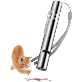 Resim shopwave Usb İle Şarj Edilebilen 3In 1 Kırmızı Işık +Beyaz Led Meşale Işık + Uv El Feneri Kedi Lazeri (5047) 