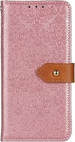 Resim BRAND SET Samsung Galaxy S23 Plus Kapaklı Deri Cüzdan Telefon Kılıfları Manyetik Kapaklı Kılıf, Samsung Galaxy S23 Plus-Oro rosa Pembe Altın için Premium 3D Retro Desenli Tasarım Kapak 